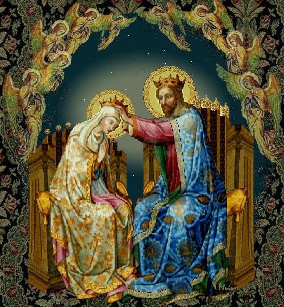 Apsal mosaic of Christ and Mary, Queen of Heaven - St. Mary Major -